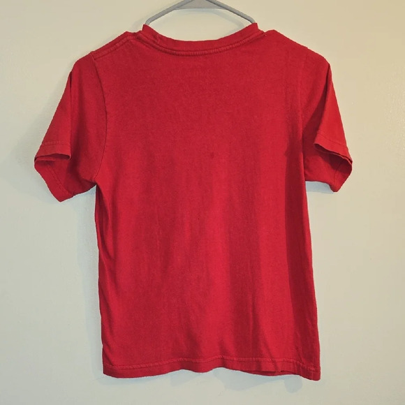 Red Kids Short Sleeve Tee with Blue Stars LOT L - Picture 5 of 5
